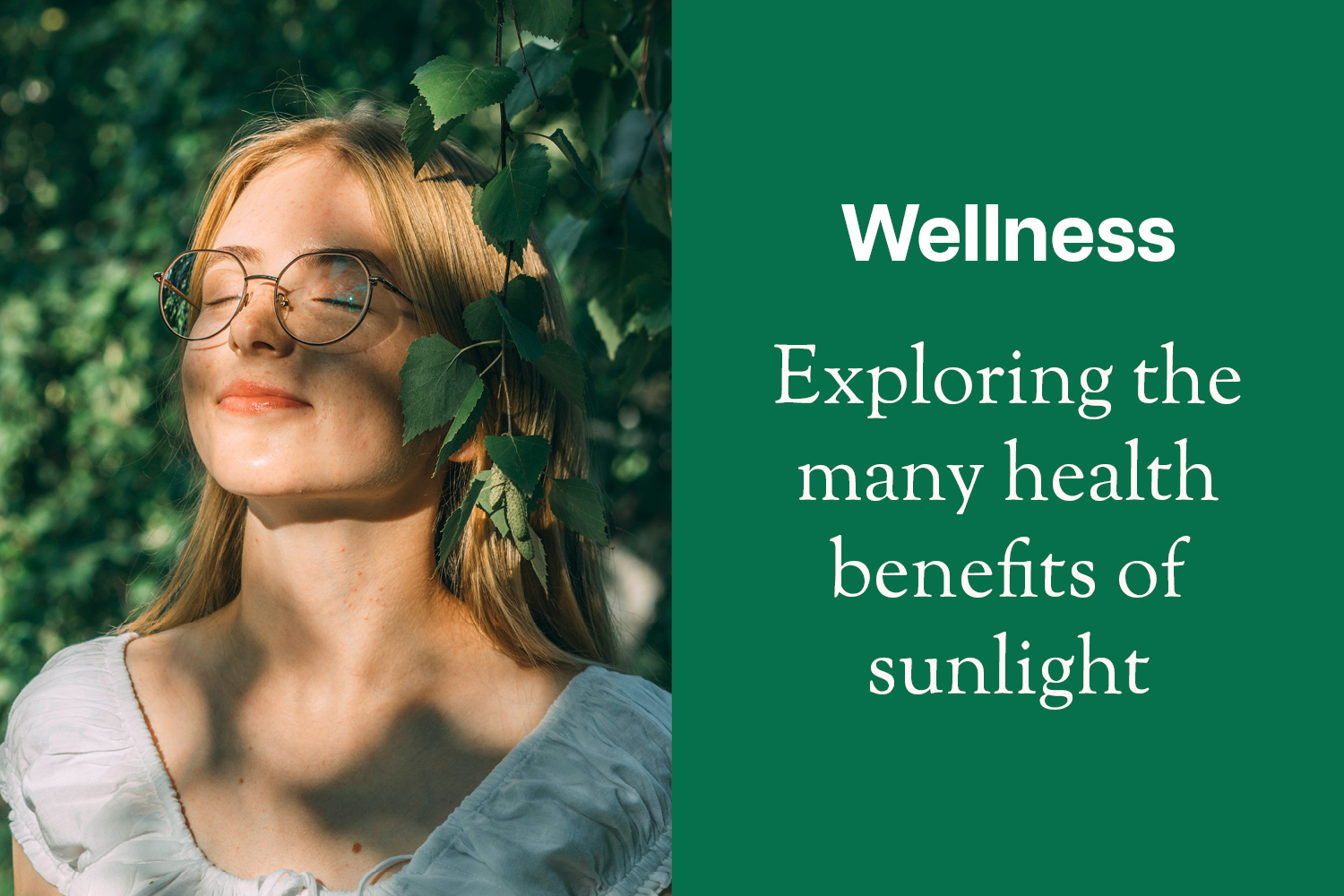 Sunlight: More Than Just a Vitamin
